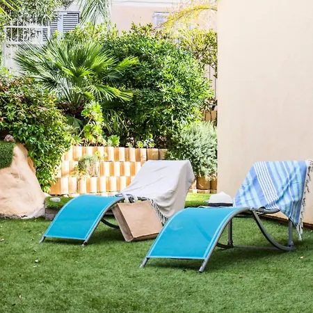 Rez-de-jardin Palm Beach, Piscine, Plages A Pied - Rez-de-jardin Palm Beach, Piscine, Plages A Pied Mae-1753