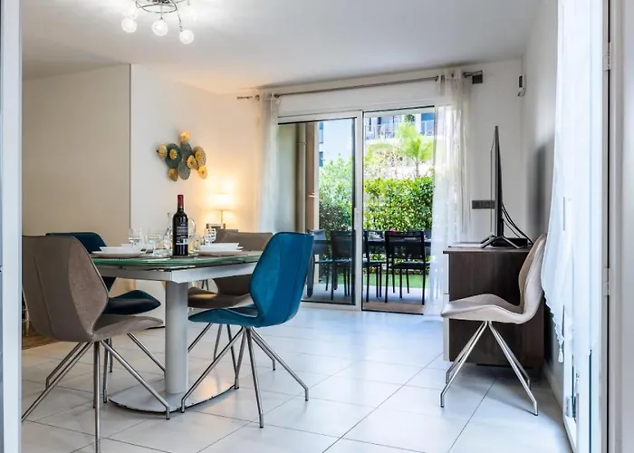 Rez-de-jardin Palm Beach, Piscine, Plages A Pied - Rez-de-jardin Palm Beach, Piscine, Plages A Pied Mae-1753 Apartment *